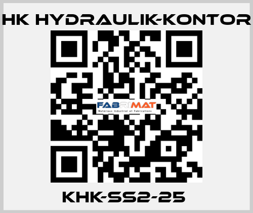  KHK-SS2-25  HK HYDRAULIK-KONTOR