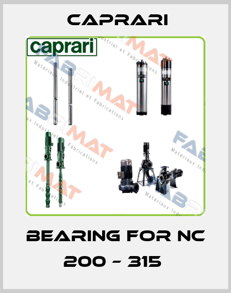 Bearing for NC 200 – 315  CAPRARI 