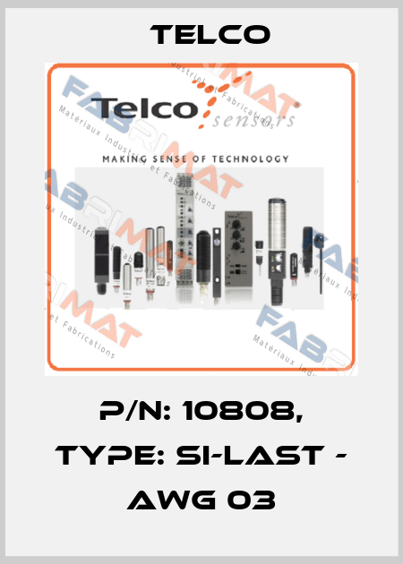 p/n: 10808, Type: SI-Last - AWG 03 Telco