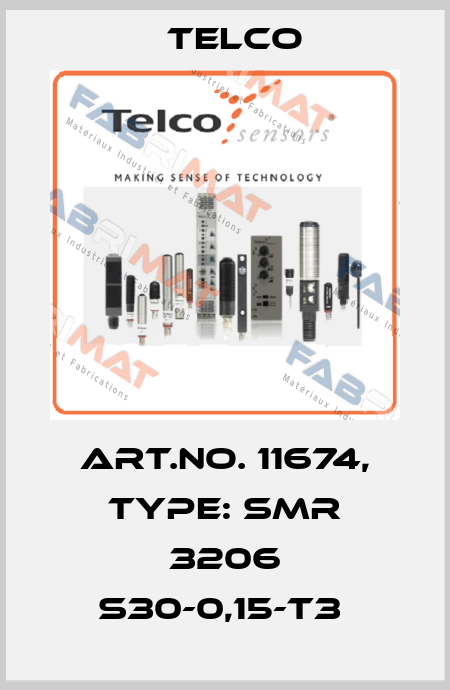 Art.No. 11674, Type: SMR 3206 S30-0,15-T3  Telco