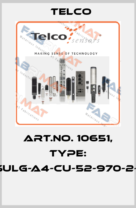 Art.No. 10651, Type: SULG-A4-CU-52-970-2-1  Telco