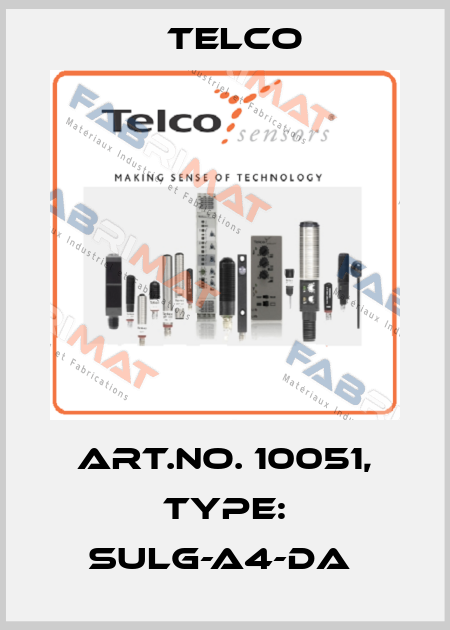Art.No. 10051, Type: SULG-A4-DA  Telco