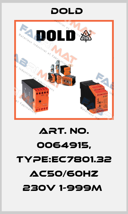 Art. No. 0064915, Type:EC7801.32 AC50/60HZ 230V 1-999M  Dold