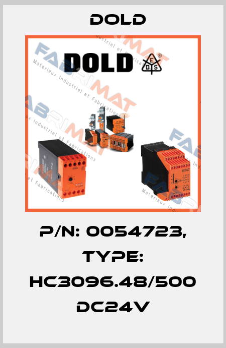 p/n: 0054723, Type: HC3096.48/500 DC24V Dold