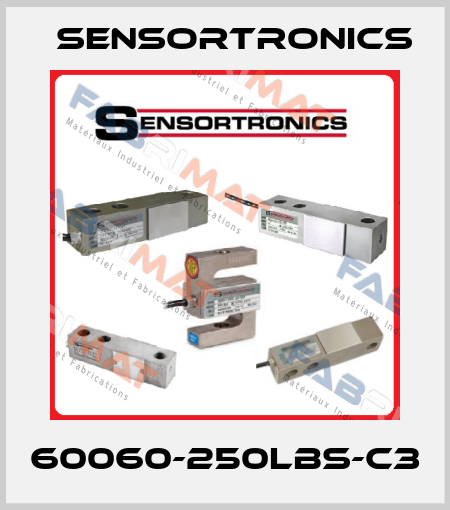 60060-250Lbs-C3 Sensortronics