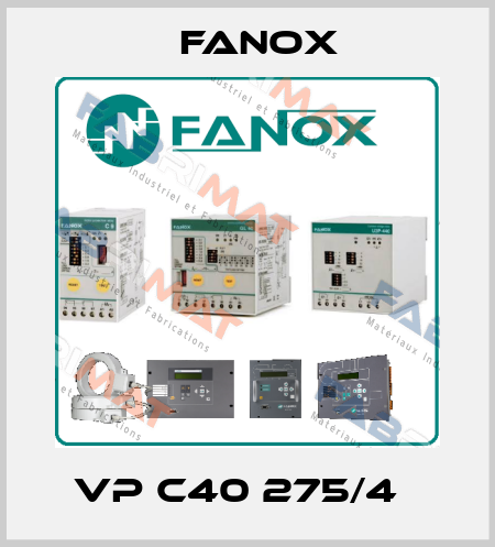 VP C40 275/4   Fanox