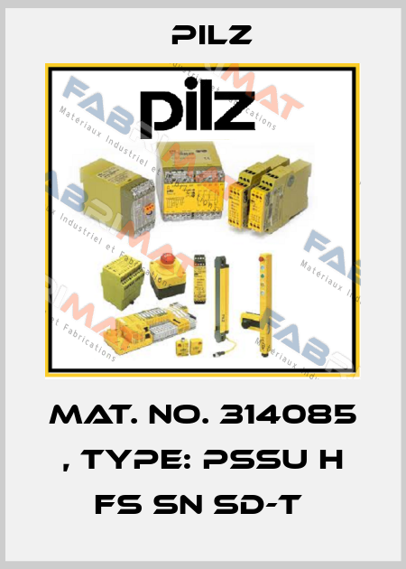 Mat. No. 314085 , Type: PSSu H FS SN SD-T  Pilz