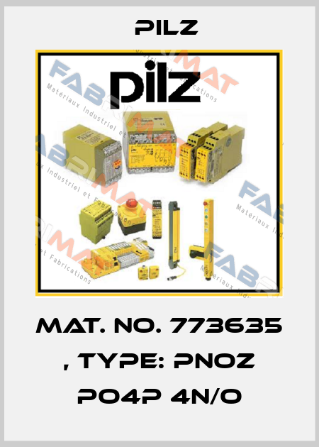 Mat. No. 773635 , Type: PNOZ po4p 4n/o Pilz
