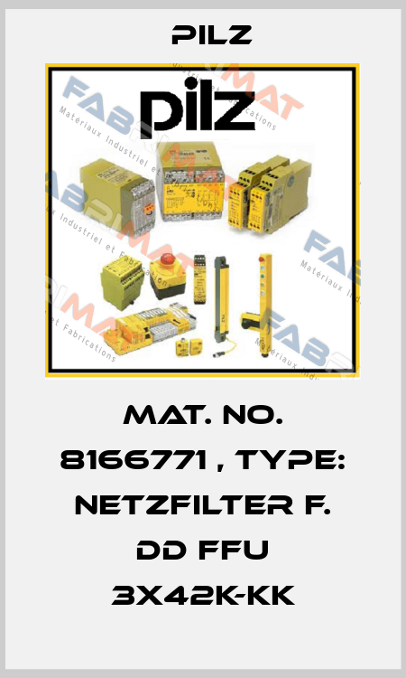 Mat. No. 8166771 , Type: Netzfilter f. DD FFU 3X42K-KK Pilz
