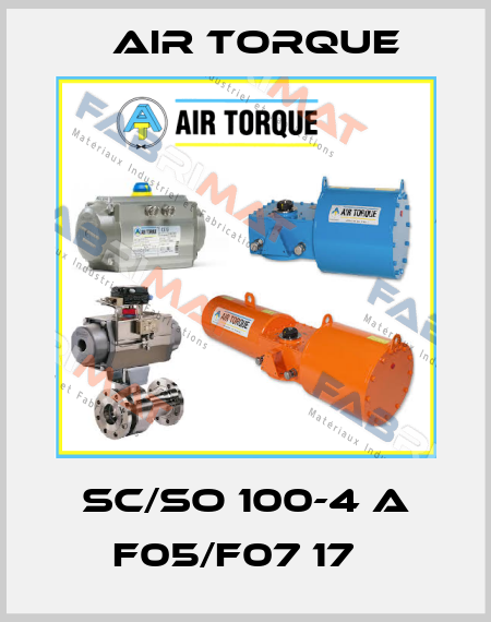 SC/SO 100-4 A F05/F07 17   Air Torque