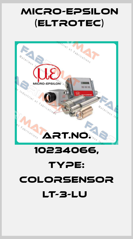 Art.No. 10234066, Type: colorSENSOR LT-3-LU  Micro-Epsilon (Eltrotec)