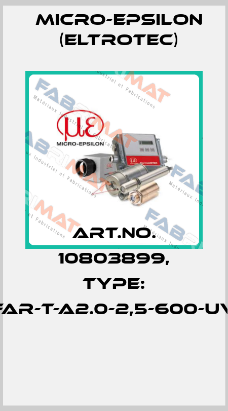 Art.No. 10803899, Type: FAR-T-A2.0-2,5-600-UV  Micro-Epsilon (Eltrotec)