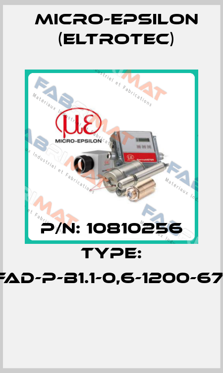 P/N: 10810256 Type: FAD-P-B1.1-0,6-1200-67°  Micro-Epsilon (Eltrotec)
