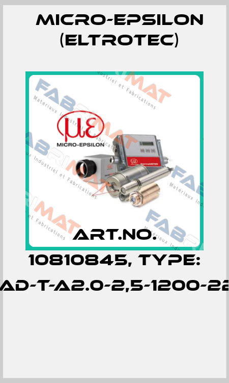 Art.No. 10810845, Type: FAD-T-A2.0-2,5-1200-22°  Micro-Epsilon (Eltrotec)