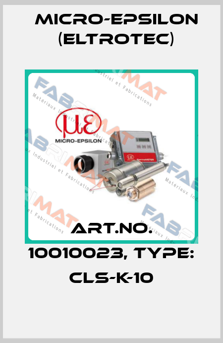 Art.No. 10010023, Type: CLS-K-10 Micro-Epsilon (Eltrotec)