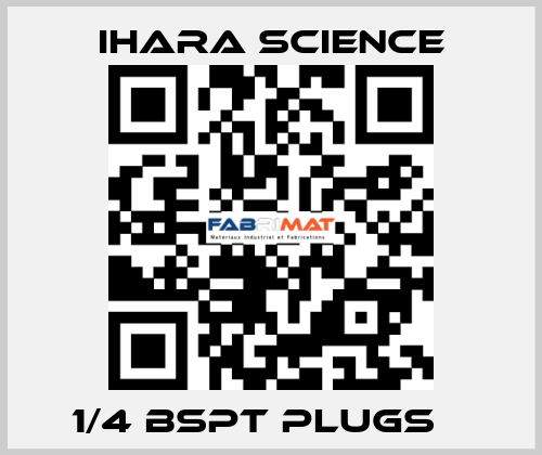 1/4 BSPT PLUGS    Ihara Science