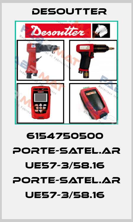 6154750500  PORTE-SATEL.AR UE57-3/58.16  PORTE-SATEL.AR UE57-3/58.16  Desoutter