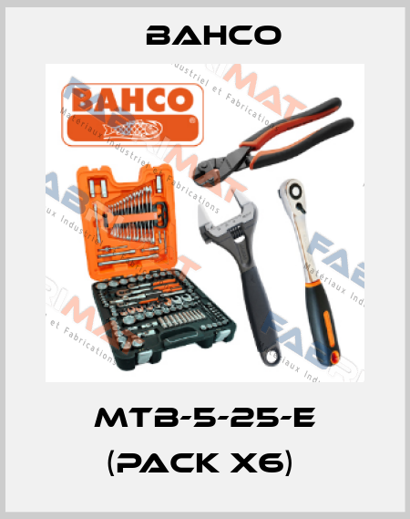 MTB-5-25-E (pack x6)  Bahco