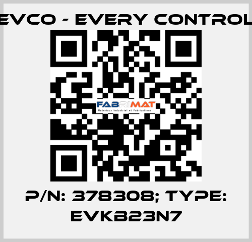 p/n: 378308; Type: EVKB23N7 EVCO - Every Control