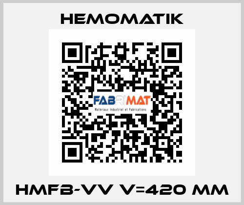 HMFB-VV V=420 mm Hemomatik
