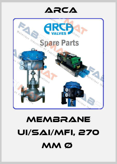 Membrane UI/SAI/MFI, 270 mm Ø  ARCA