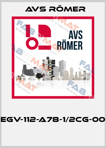  EGV-112-A78-1/2CG-00  Avs Römer
