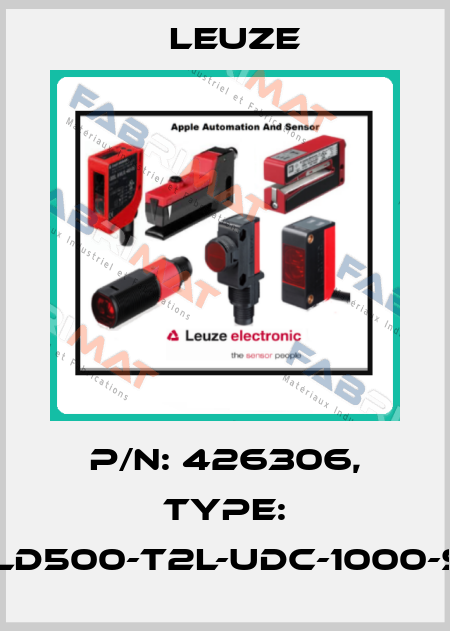 p/n: 426306, Type: MLD500-T2L-UDC-1000-S2 Leuze