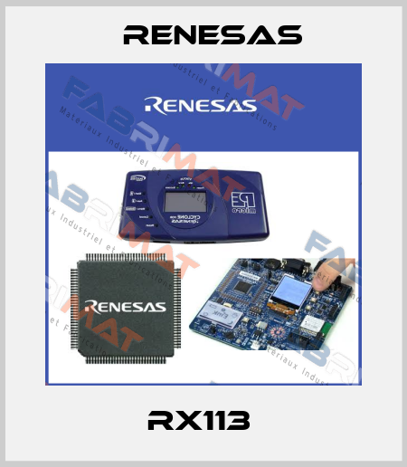 RX113  Renesas