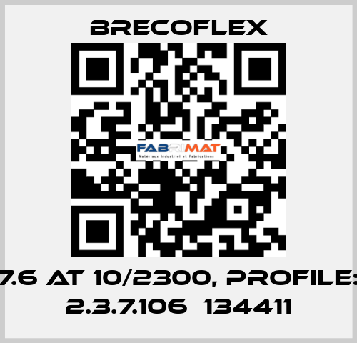 7.6 AT 10/2300, PROFILE: 2.3.7.106  134411 Brecoflex