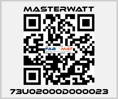 73U02000D000023 Masterwatt