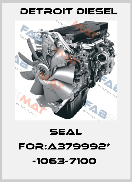Seal For:A379992*  -1063-7100  Detroit Diesel