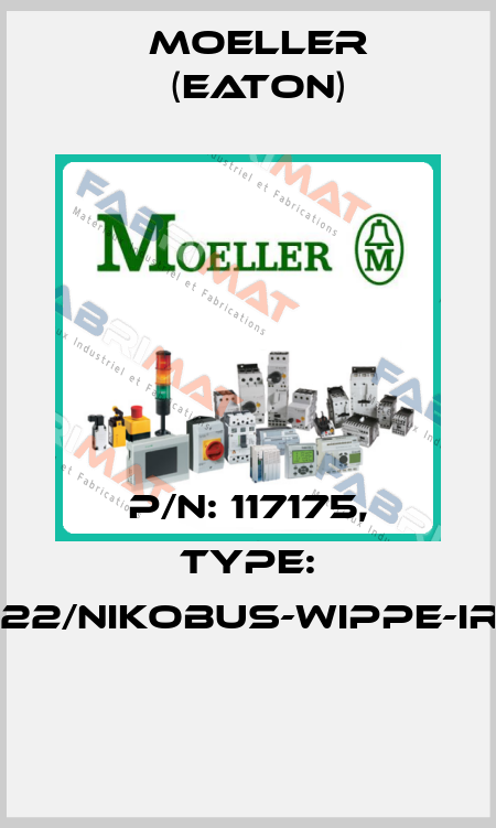 P/N: 117175, Type: 101-00022/NIKOBUS-WIPPE-IR-WEISS  Moeller (Eaton)