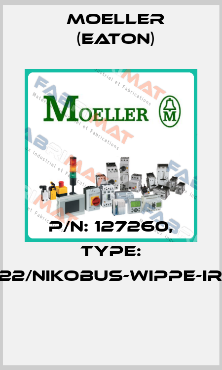 P/N: 127260, Type: 161-00022/NIKOBUS-WIPPE-IR-BLACK  Moeller (Eaton)