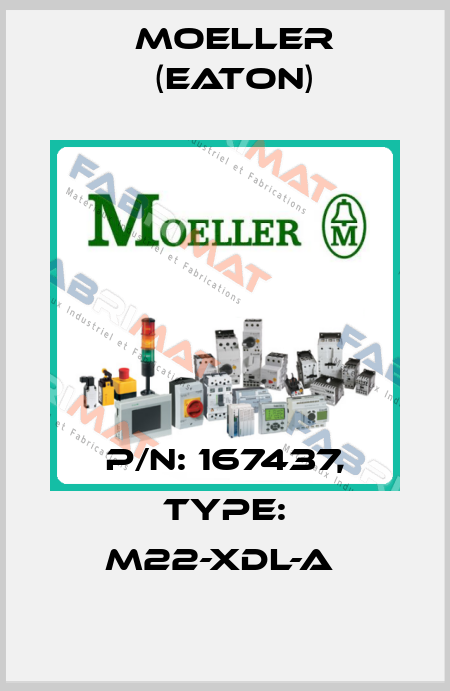 P/N: 167437, Type: M22-XDL-A  Moeller (Eaton)