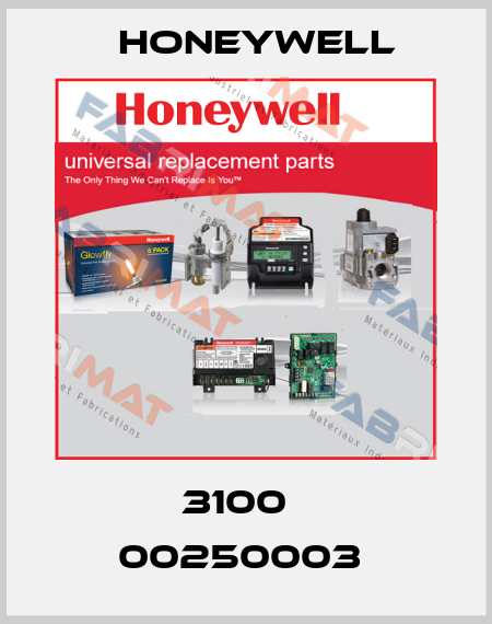 3100   00250003  Honeywell