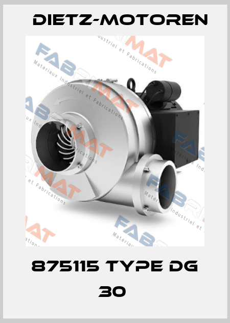 875115 TYPE DG 30  Dietz-Motoren