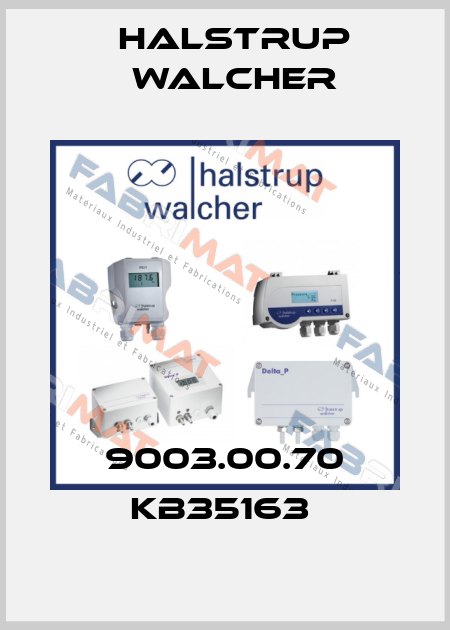 9003.00.70 KB35163  Halstrup Walcher