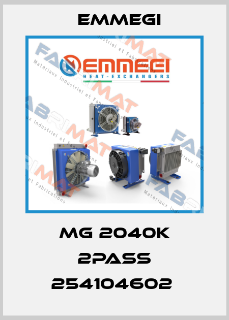 MG 2040K 2PASS 254104602  Emmegi