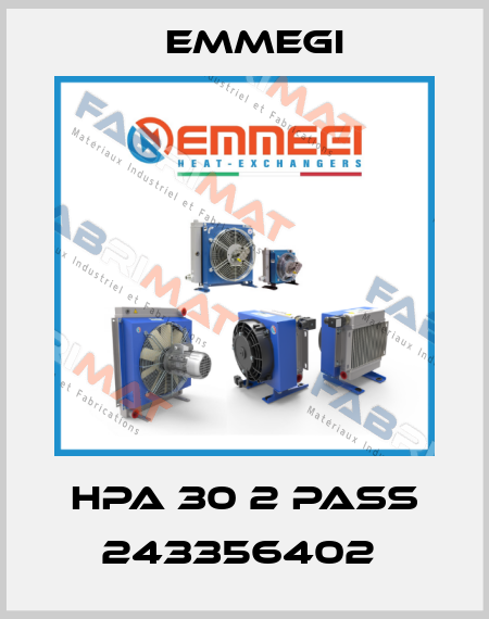 HPA 30 2 PASS 243356402  Emmegi