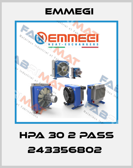 HPA 30 2 PASS 243356802  Emmegi