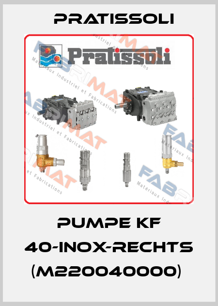 Pumpe KF 40-INOX-rechts (M220040000)  Pratissoli