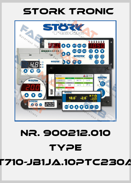 Nr. 900212.010 Type ST710-JB1JA.10PTC230AC Stork tronic