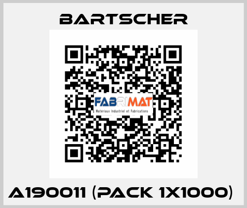 A190011 (pack 1x1000)  Bartscher