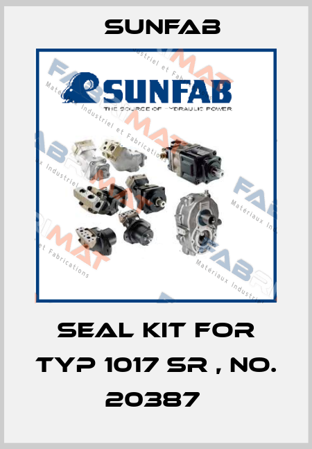 seal kit for typ 1017 SR , No. 20387  Sunfab