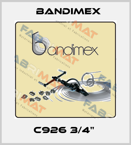 C926 3/4"  Bandimex