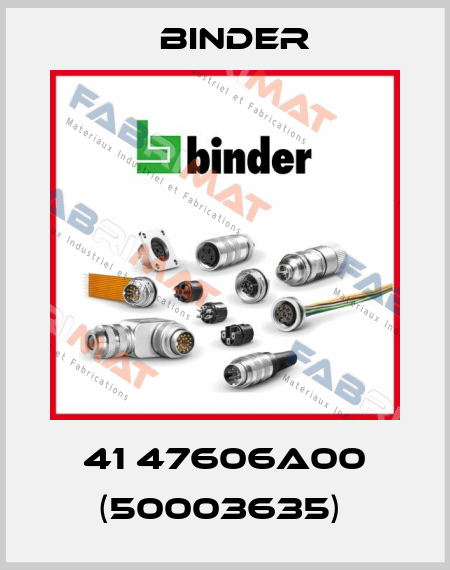 41 47606A00 (50003635)  Binder