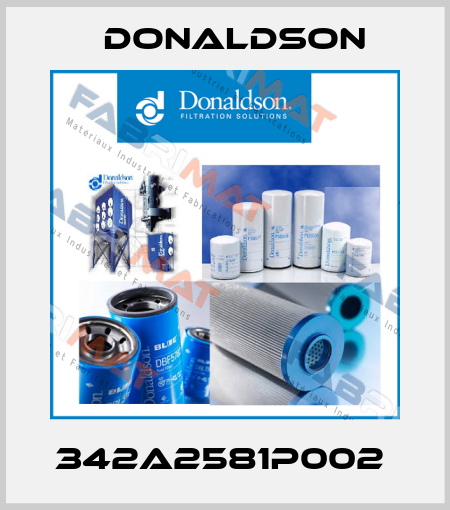 342A2581P002  Donaldson