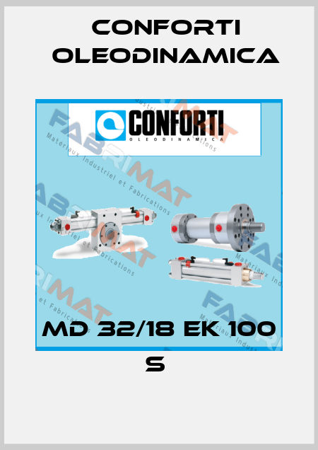 MD 32/18 EK 100 S  Conforti Oleodinamica