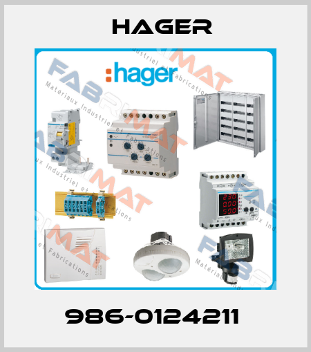 986-0124211  Hager