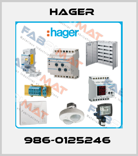 986-0125246  Hager